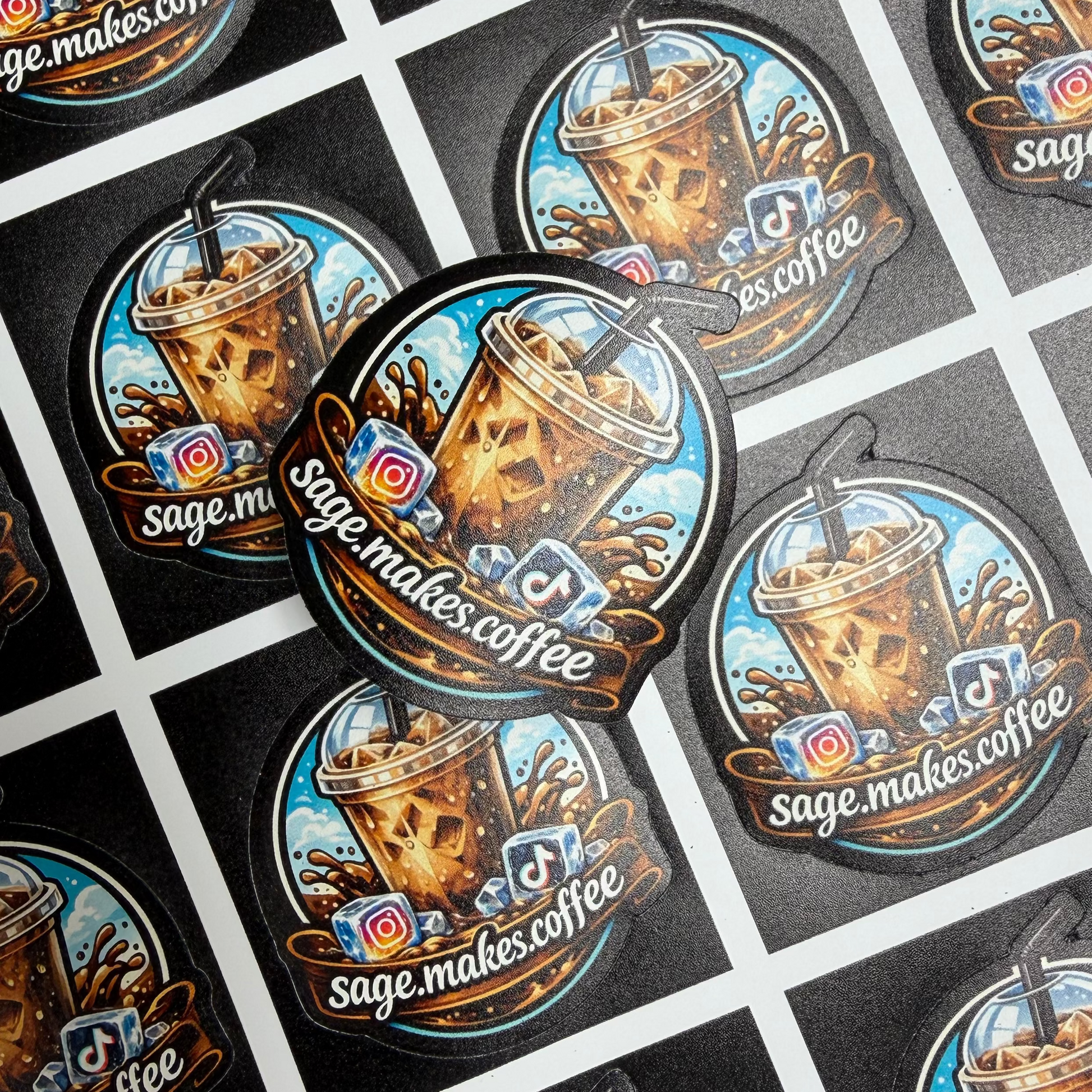 Cup Stack Sticker Coffee Cup Stickers – Stickshift Studio